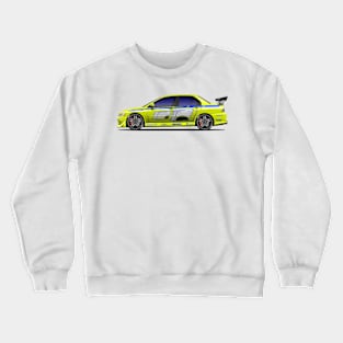 2 fast 2 furious lancer evo Crewneck Sweatshirt